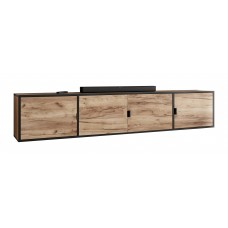 TV galdiņš LUNO 4, Zelts craft/Zelts craft/Melns